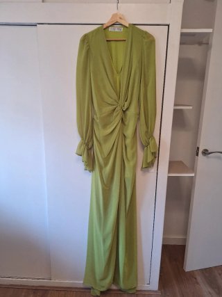 Vestido Etxart Panno Verde Talla M