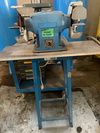 Taladro de columna y amoladora