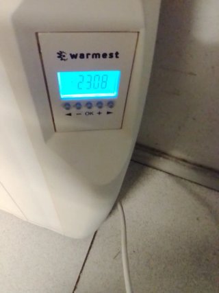 Radiador térmico Warmest digital programable pared