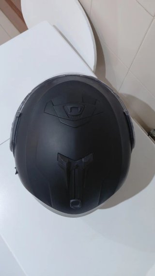 Casco Moto Modular CABERG Negro Mate