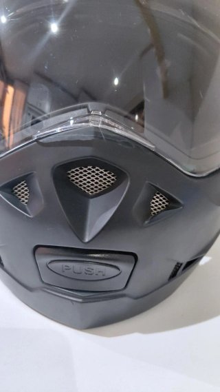 Casco Moto Modular CABERG Negro Mate
