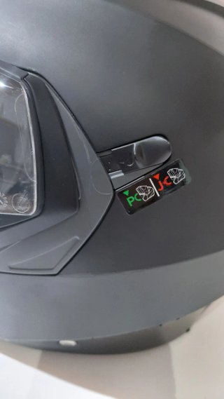 Casco Moto Modular CABERG Negro Mate