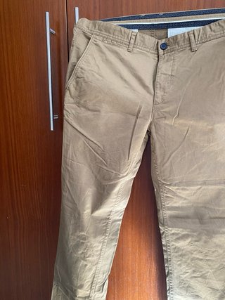 Pantalones chinos Zara Man Talla 42 Marrón