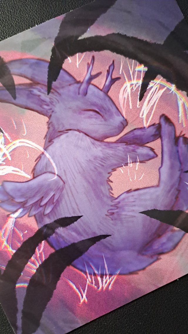 Print Jackalope púrpura