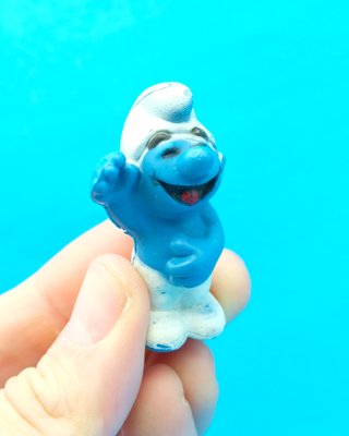 Figura PVC Pitufo bromista Knockoff