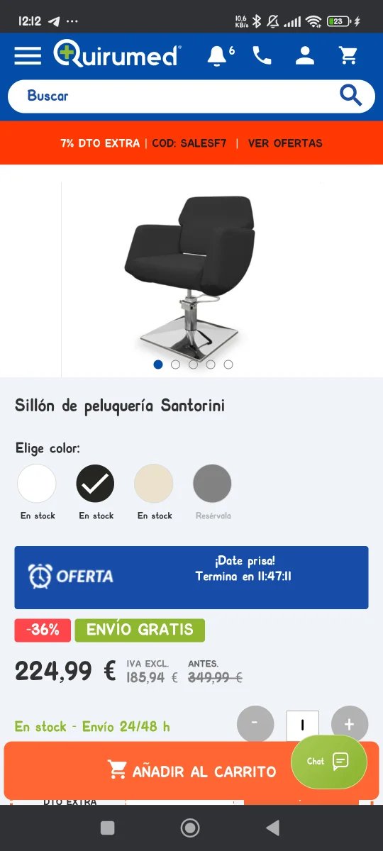 Silla de peluquería - Imagen 2