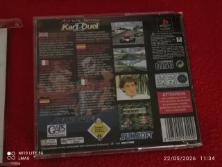 Ayrton Senna Kart Duel PS1 (PlayStation 1)