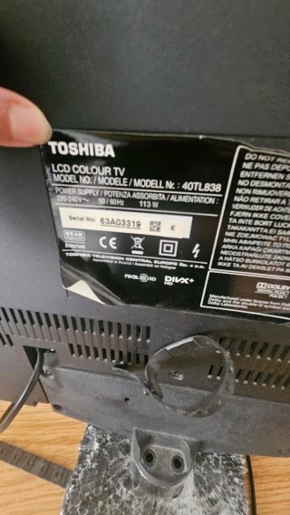 Televisor Toshiba 3D Negro