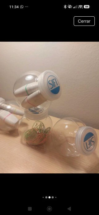 Botes organizadores plástico transparente