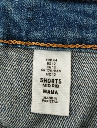 Shorts vaqueros premamá