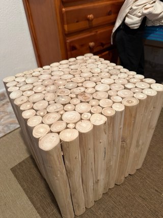 Mesa centro madera rústica NUEVA
