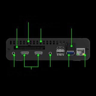 DeskPi Pro V3.0 Carcasa Aluminio Raspberry Pi