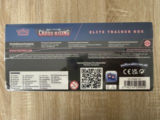 Pokémon ETB Chaos Rising (Inglés) Sellada