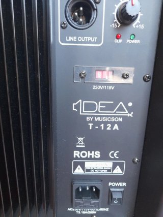 Altavoz DEA Amplificado Nuevo en su Caja 12 pulgad