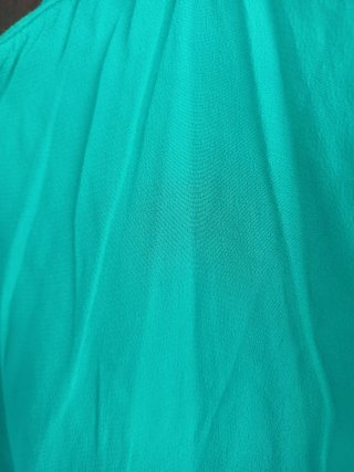 Vestido largo Mango verde azulado