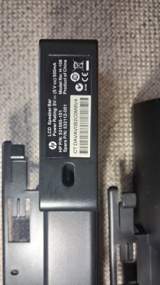 LOTE! :  2 altavoces monitor + cable seguridad
