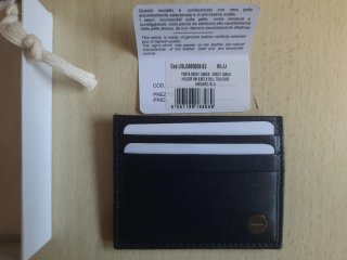 Portafoglio porta carte Ungaro nero