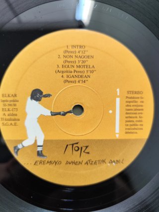 Doble Vinilo Itoiz