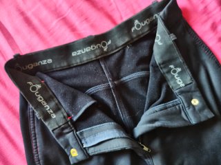 Decathlon Fouganza pantaloni equitazione neri