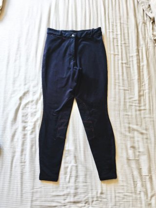 Decathlon Fouganza pantaloni equitazione neri