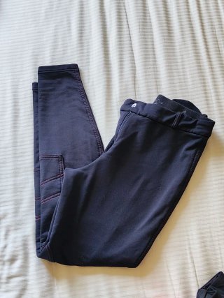 Decathlon Fouganza pantaloni equitazione neri