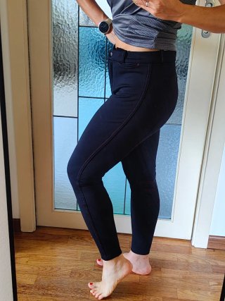 Decathlon Fouganza pantaloni equitazione neri