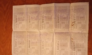 Lotería Nacional Antiguos Décimos Doña Manolita