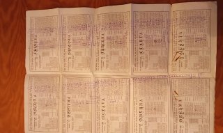Lotería Nacional Antiguos Décimos Doña Manolita