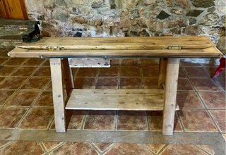 Banco de carpintero de madera