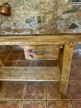 Banco de carpintero de madera