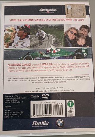 DVD A Modo Mio - Alessandro Zanardi