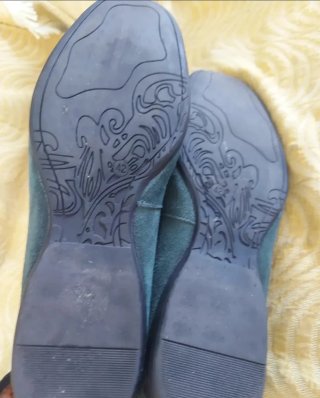 Mocasines Ante Verde con Borlas Talla 42