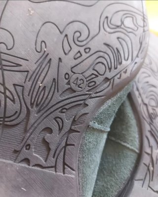 Mocasines Ante Verde con Borlas Talla 42