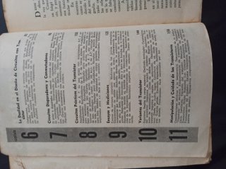 Libro antiguo Transistores teoría y práctica