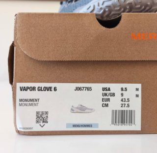 Zapatillas Merrell Vapor Globe 6 Gris