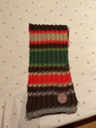 Bufanda de rayas multicolor