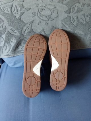 Carmela, zapatillas de piel de Mujer Marrón oscuro