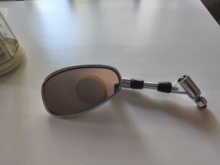 Espejo retrovisor moto cromado