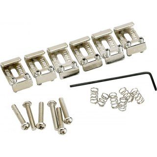 6 Patines guitarra selletas Puente (logos Fender)