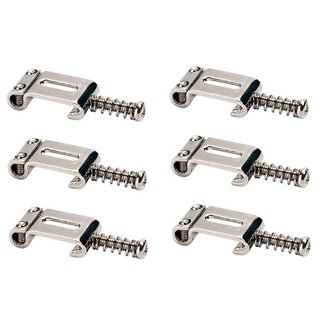 6 Patines guitarra selletas Puente (logos Fender)