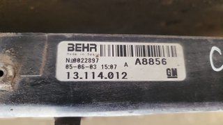 RADIADOR AIRE CONDENSADOR OPEL CORSA 1.7 DTI 2003