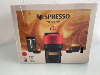 Cafetera Nespresso Vertuo Pop Roja