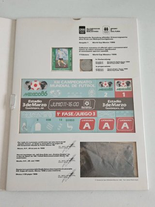 Memorabilia Mondiali Calcio Messico 86
