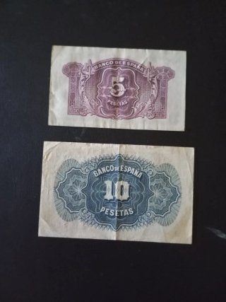 Lote 4 Billetes Pesetas de España