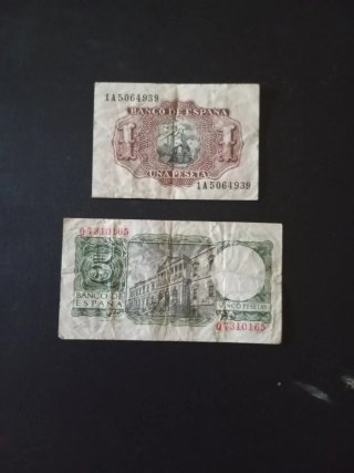 Lote 4 Billetes Pesetas de España