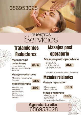 Masajes post operatorio liposucción drenaje linfát