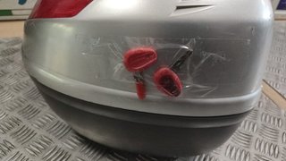 Maleta Givi Moto Pequeña Plata/Roja