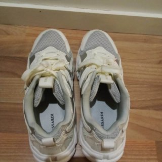 Zapatillas Trussardi Mujer Talla 41 Blancas/Gris