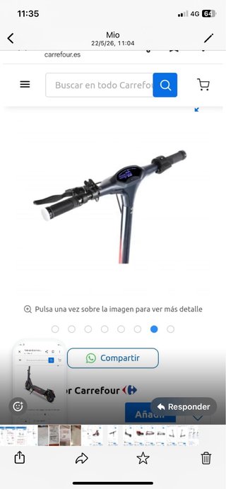 Patinete Eléctrico Red Bull Racing 8.5