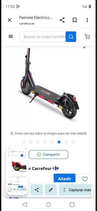 Patinete Eléctrico Red Bull Racing 8.5